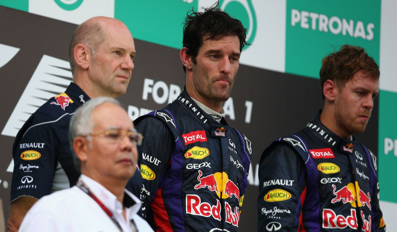 Illustration for article titled Vettel And Webber Make For One Hell Of An Awkward Malaysian Grand Prix